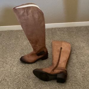 Almost vintage!! Vince Camuto Leather Boots. Over the knee! Never worn! Sz 7.5